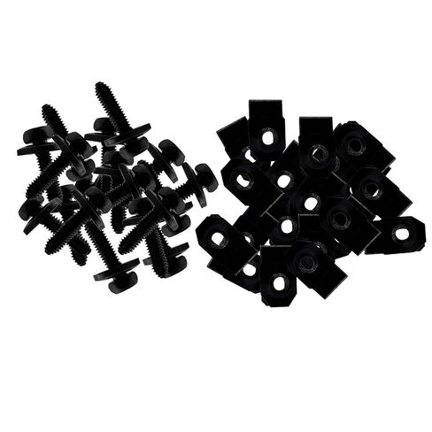 20pcs M6×1.0 U Clip Nut and Body Bolts Kit Compatible with Gm Ford Chevy Buick Chrysler -Application Body Fender Bumper Radiator Hood Fender Skid Plate-Replaces 11503834. in Kuwait