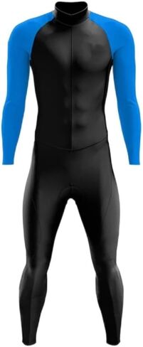 Men's Cycling Suit Long Sleeve Long Pants Triathlon Suit Mountain Bike Jumpsuit Cycling Jersey with Pockets Speedsuit (Color : 03, Size : Large) in Saudi Arabia