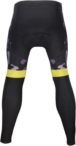 طقم جيرسي لركوب الدراجات للرجال - قميص عاكس للضوء سريع الجفاف لركوب الدراجات وسروال طويل مبطن ثلاثي الأبعاد لركوب الدراجات وأكمام طويلة أرجواني in Kuwait