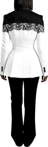 Women's 2 Piece Suit Casual Outfits Long Sleev Blazer and Pencil Pants Business Sets in Saudi Arabia