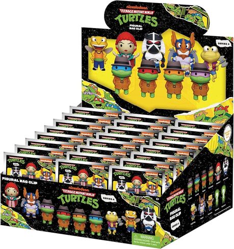Teenage Mutant Ninja Turtles Series 4 – 5" Collectible Bag Clip – Blind Bag (ONE Random Figure) – Cartoon Character Keychain/Backpack Accessory | Official Licensed Merchandise in Saudi Arabia