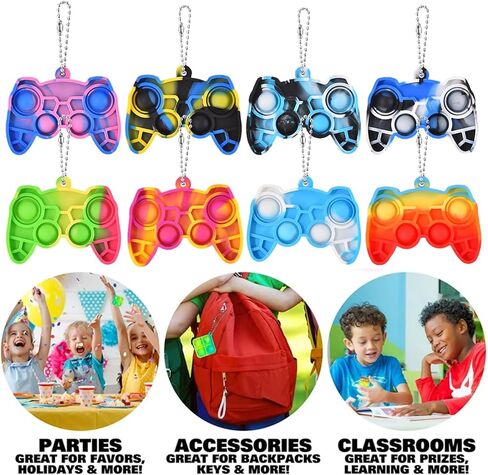 Know me Valentines Day Gifts Mini Pop Fidget Keychain, Happy Valentine's Day Game Cards for Classroom Exchange Gifts Party Favors in Kuwait