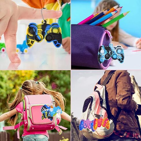 Know me Valentines Day Gifts Mini Pop Fidget Keychain, Happy Valentine's Day Game Cards for Classroom Exchange Gifts Party Favors in Kuwait