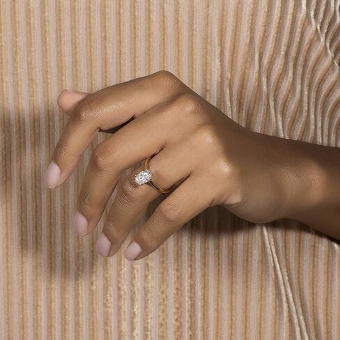 Charles & Colvard 14K Yellow Gold Moissanite 10x6mm Elongated Oval Engagement Ring, 2.30ct DEW in Saudi Arabia