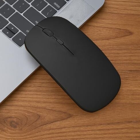Wireless Mous - Bluetooth Silent Mouse with Colorful Box Packaging, Slim Mice for Laptop/PC/Tablet, White in Saudi Arabia