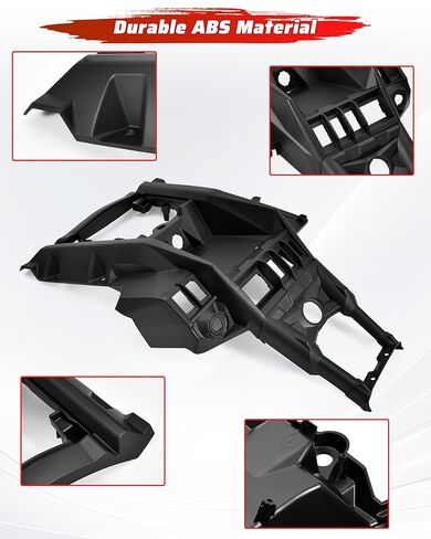 Dashboard Control Kit for 2017+ Can-Am Maverick X3, Black Dashboard Control Panel Kit Dash Protective Cover for Can Am Maverick X3 Max Turbo R RR 2017-2026 Accessories, Replace #703501035 in Saudi Arabia
