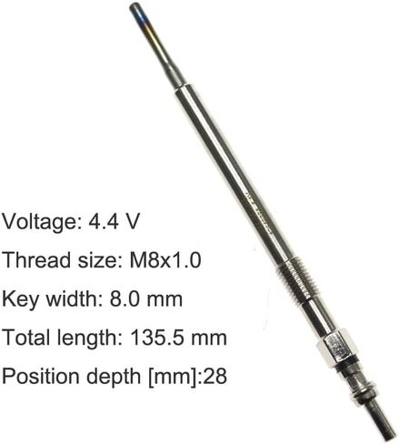 5 قطعة 4.4V ثنائي النواة سخان توهج المقابس صالح لفولفو XC60 XC90 I S80 II (AS) V50 (MW) 2.4 D D3 D5 8653880 46072015F K68092-635AA in Saudi Arabia