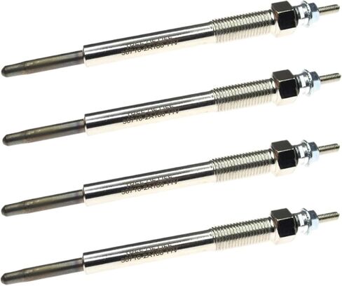 4X شمعات توهج 11 فولت مناسبة لشركة هيونداي ماتريكس FX Getz TB Accent III MC 1.5 CRDi مناسبة لكيا سيراتو LD Rio II JB 1.5 CRDi 2001-2011 367102A100 in Saudi Arabia