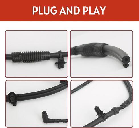 Front Axle Vacuum Line Tube Auto Locking Hub Compatible with Ford F150 2011-2014 4WD IWE Replace# BL3Z-7A785-A in Kuwait