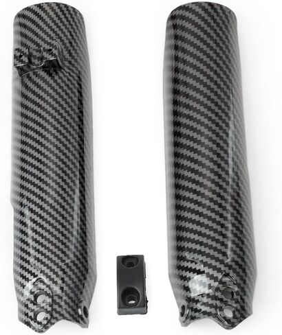 Electric Dirt Bike Fork Guard Cover Wrap Compaitble with Tuttio Soleil01 GB SF BF ARC Front Shock Absorber Guard Cover, Replacement for Tutti Tutto Soleil 01, Imitation Carbon Fiber in Kuwait