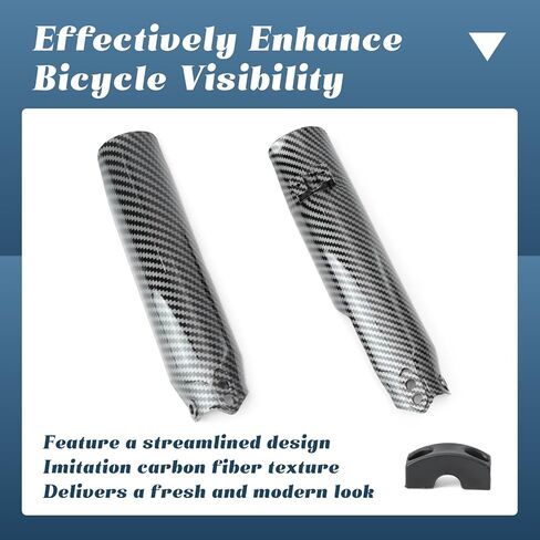 Electric Dirt Bike Fork Guard Cover Wrap Compaitble with Tuttio Soleil01 GB SF BF ARC Front Shock Absorber Guard Cover, Replacement for Tutti Tutto Soleil 01, Imitation Carbon Fiber in Kuwait