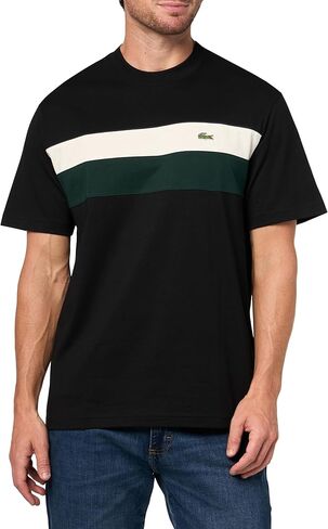 Lacoste Mens Jersey Colorblock T-Shirt in Kuwait