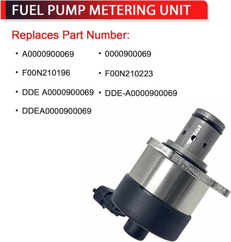 A0000900069 Fuel Meter Quantity Control Valve Compatible with 2007-2022 Freightliner Cascadia Colornado Western Star DDE Detroit DD13 DD15 DD16 Diesel Engines Fuel Pump Metering Unit in Saudi Arabia