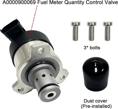 A0000900069 Fuel Meter Quantity Control Valve Compatible with 2007-2022 Freightliner Cascadia Colornado Western Star DDE Detroit DD13 DD15 DD16 Diesel Engines Fuel Pump Metering Unit in Saudi Arabia