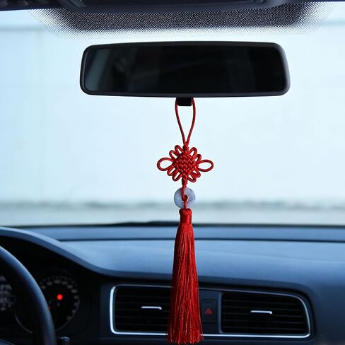 10PCS Red Chinese Knot Tassels, 9 Inch Traditional Handmade Hanging Ornaments for Home Decor, Door, Bag, Chinese New Year, Wedding, Party Festival Decorations in Saudi Arabia