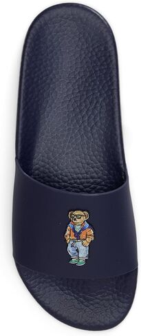 POLO RALPH LAUREN، رجالي، صنادل Polo Slide، Spring Navy Beach Shop Bear، 11، متوسط in Kuwait