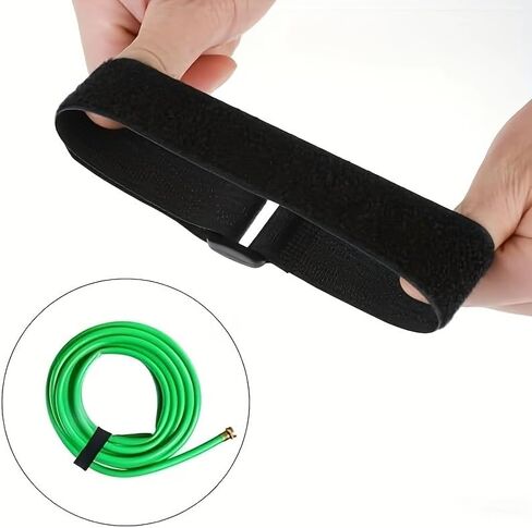 Set of 6 Adjustable Bicycle Pant Leg Straps in Black, Designed for Safety While Cycling, Climbing in Saudi Arabia