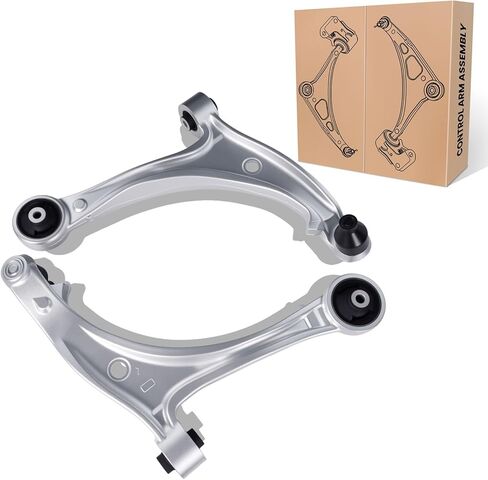 Left & Right Front Lower Control Arms Assembly with Ball Joint Compatible with Honda Odyssey 2005-2010, Replaces 51350-SHJ-A01 51360-SHJ-A01 in Saudi Arabia