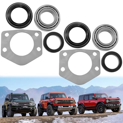 مجموعتان من محمل المحور الخلفي وختم وحلقة ضغط ومجموعة التجنيب متوافقة مع 1997-2006 TJ Wrangler مع Dana 44 in Saudi Arabia