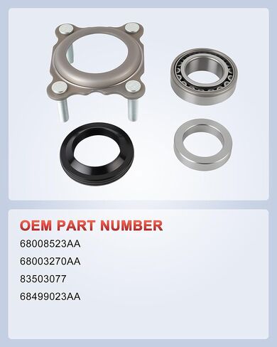 طقم محمل وختم المحور الخلفي، بديل لسيارة جيب رانجلر JK/JKU، الجزء #68008523AA 2007-2017 in Kuwait