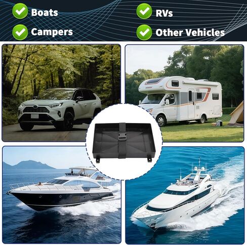 علبة بطارية المجموعة 24 للسيارات والبحرية والقوارب وصينية بطارية RV، سلسلة مع حزام، علبة بطارية للقوارب (24 سلسلة) in Kuwait