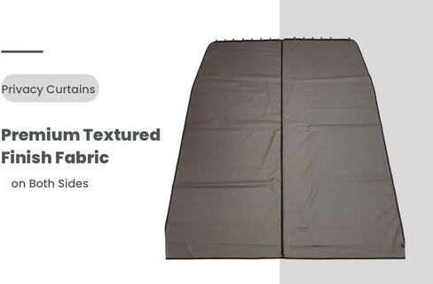 Sleeper Cab Privacy Curtains for Freightliner Cascadia (2008-2017) High Roof Sleeper Interior Fabric- (Graphite) in Saudi Arabia