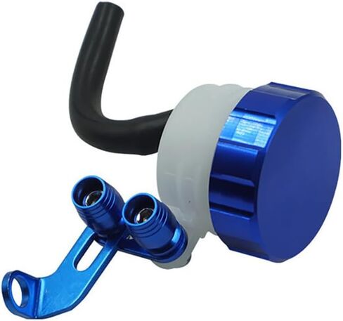 Motorcycle Brake Clutch Master Cylinder Fluid Reservoir Tank Oil Cup Universal for Motorcycle Motorbike Scooter (Blue) in Saudi Arabia