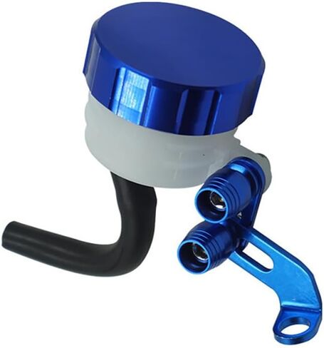 Motorcycle Brake Clutch Master Cylinder Fluid Reservoir Tank Oil Cup Universal for Motorcycle Motorbike Scooter (Blue) in Saudi Arabia