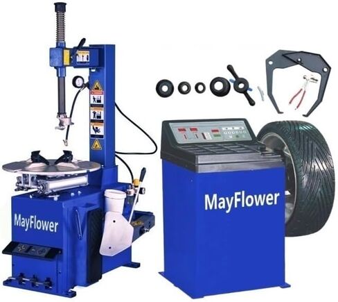 MAYFLOWER - New 3.0 HP Tire Changer Wheel Changers Machine Balancer Rim Clamp Combo 560 680/1 Year Full Warranty in Saudi Arabia