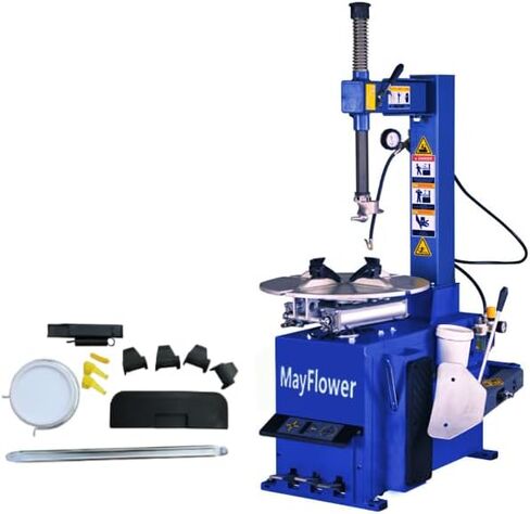 MAYFLOWER - 3.0 HP Horse Power Tire Changer Wheel Changers Machine Rim Clamp 560/1 Year Full Warranty in Saudi Arabia