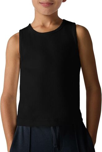 ZDC Tank Tops for Boys - 2026 Casual Sleeveless Crewneck Athletic Workout Tees Basic Solid Undershirts 5-14 Years in Saudi Arabia