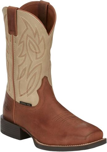 Justin Men's Canter Work Boot Steel Toe - Se4511 in Saudi Arabia
