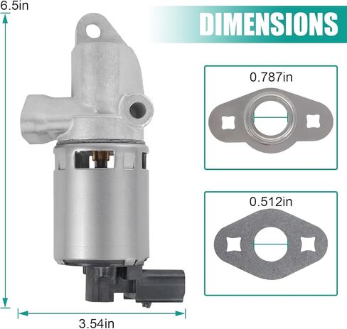 EGV1149 EGR Valve Compatible with Chrysler Town Country 2008-2018,Pacifica 2007 08,Compatible with Dodge Grand Caravan 08-10 Compatible with Jeep Wrangler 07-11 Compatible with VW Routan 09 10 EGR4397 in Saudi Arabia