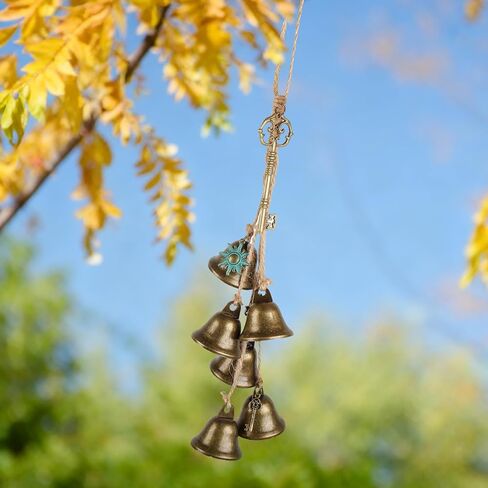 2 Piece Witch Bells for Door,Bells for Door Knob,Witches Bells for Door for Protection,Coffee Shop and Store Decorative Wind Chimes,Decorative Bells for Holidays Such As Christmas and New Year in Saudi Arabia