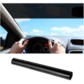 Car Windshield Tint Strip, 50% VLT Vehicle Front Windscreen Sun Visor Strip for UV Rejection & Heat Reduction, Auto Windshield Solar Protection Sticker, Universal for SUV Sedan Truck in Kuwait