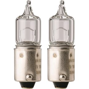 جهاز تنظيف الأسنان المتوهج BA9s H5W 5W Stock 4005 12023 12929 T4W DRL علامة جانبية لوقوف السيارات ولوحة ترخيص وقبة وخريطة صندوق السيارة واستبدال لمبات الإضاءة الداخلية (عبوة من 2) صنع في ألمانيا in Kuwait