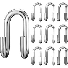 10 Pack Tire Chains Hooks Snow Heavy Duty 1/4" Cross Chains Hook Stainless Steel Chain Repair Hook for Light Trucks and Suv in Saudi Arabia