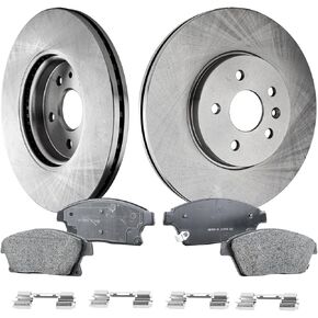 Replacement Front Brake Disc and Pad 2-Wheel Set fits Buick Encore 2015-2016 1.4L I4 (Front) in Kuwait