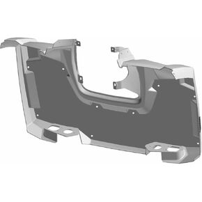 مجموعة كابينة Polaris ATV، خلفية، أحمر إندي، قطعة OEM الأصلية 2636943-293، الكمية 1 in Kuwait