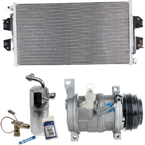 طقم ضاغط مكيف الهواء البديل يناسب شيفروليه إكسبريس 3500 (V8 4.8L / 6.0L) مع مكيف هواء خلفي طراز OE-Style 10S20F 4-Groove, 2-Bolt خرطوم جبل in Kuwait