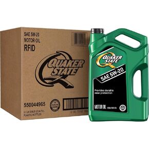 زيت محرك كويكر ستيت 550044965، مزيج صناعي 5W-20 (5 كوارت، عبوة واحدة) in Kuwait