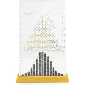 COYEUX Desk Galton Board, Galton Board Probability Demonstrator Model, with Bell Curve, Effective Statistical Law Demonstration, for Physical School Laboratory Teaching in Kuwait