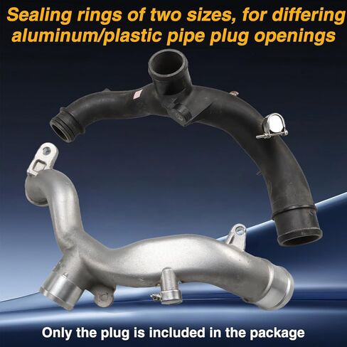 Upgrade Aluminum Water Manifold Plug Compatible with Land Rover Range Rover LR4 Discovery Defender 90 110 2013-2023, Water Outlet Pipe Joint, Coolant Air Bleeder Valve Replace# LR011038 in Saudi Arabia