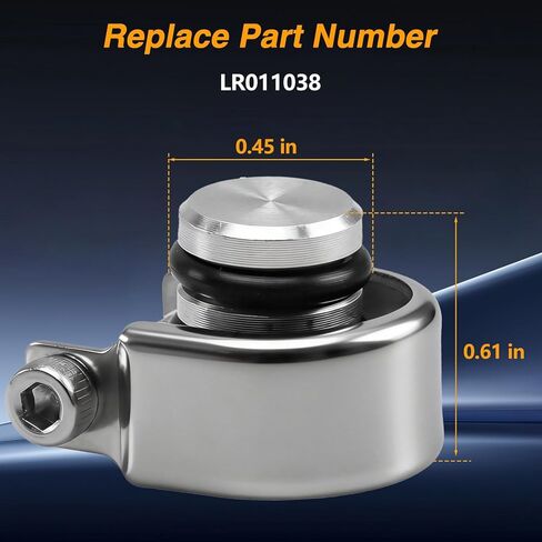 Upgrade Aluminum Water Manifold Plug Compatible with Land Rover Range Rover LR4 Discovery Defender 90 110 2013-2023, Water Outlet Pipe Joint, Coolant Air Bleeder Valve Replace# LR011038 in Saudi Arabia