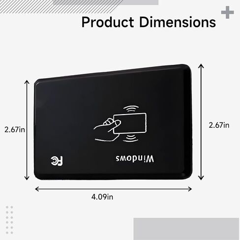 قارئ بطاقات Ic+Id، كاتب قارئ مزدوج التردد، واجهة USB، بدون محرك، 125 كيلو هرتز لبطاقات M1، سرعة البطاقة المدعومة 9600-38400 BPS in Kuwait