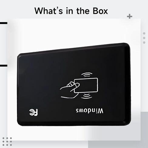 قارئ بطاقات Ic+Id، كاتب قارئ مزدوج التردد، واجهة USB، بدون محرك، 125 كيلو هرتز لبطاقات M1، سرعة البطاقة المدعومة 9600-38400 BPS in Kuwait