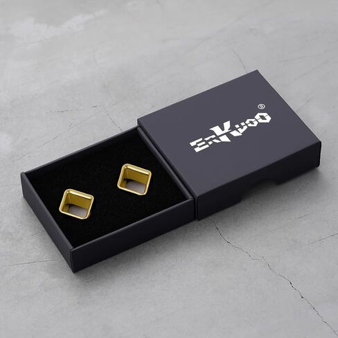 ERKUOO Minimalist Rhombus Ear Gauges Tunnels Geometric Hollow Diamond Shape Ear Saddles Plugs for Stretched Ears High Polished Gold and Silver Tone Body Piercing Jewelry for Men Women 0g to 5/8 Inch in Saudi Arabia
