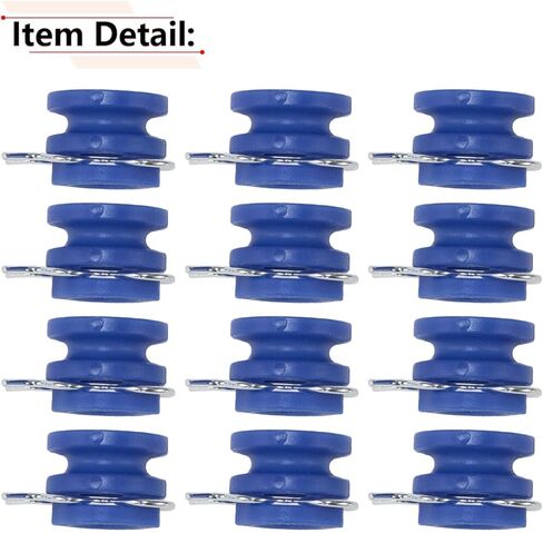 RLB-HILON 12PCS Window Regulator Roller Compatible with Ford Models, for 1959 to 1979 Year, for C0AB-6423240-B in Saudi Arabia