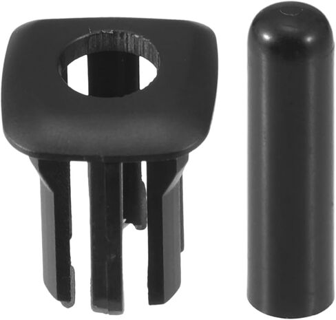 X AUTOHAUX 1 Set No.51211805643/51216754240/51417271381 مقبض قضيب قفل الباب وغطاء أزرار القفل أسود لسيارات BMW 328i 2007-2013 in Kuwait