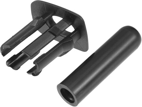 X AUTOHAUX 1 Set No.51211805643/51216754240/51417271381 مقبض قضيب قفل الباب وغطاء أزرار القفل أسود لسيارات BMW 328i 2007-2013 in Kuwait